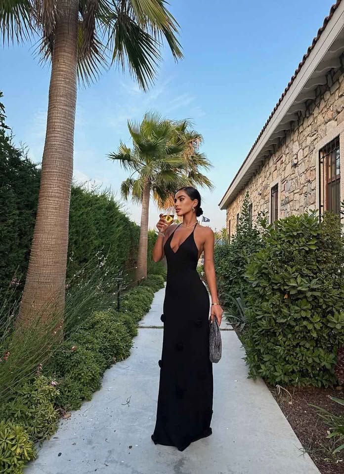 Midnight Muse - Backless Gown