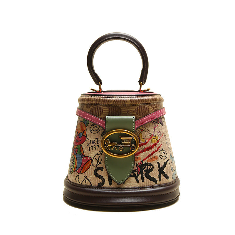 Graffiti Art Bucket Bag
