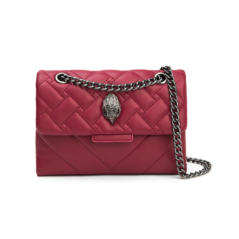 Quilted Leather Chain Shoulder Bag