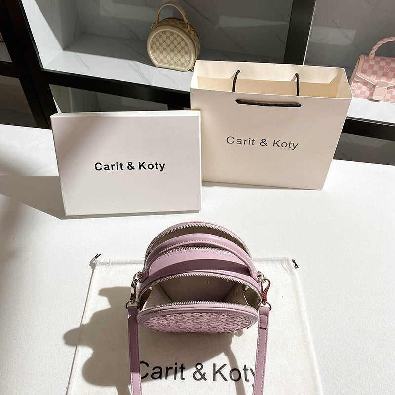 The Velvet Mini Circle Bag