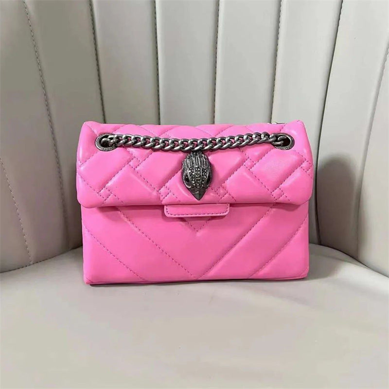 Quilted Leather Chain Shoulder Bag