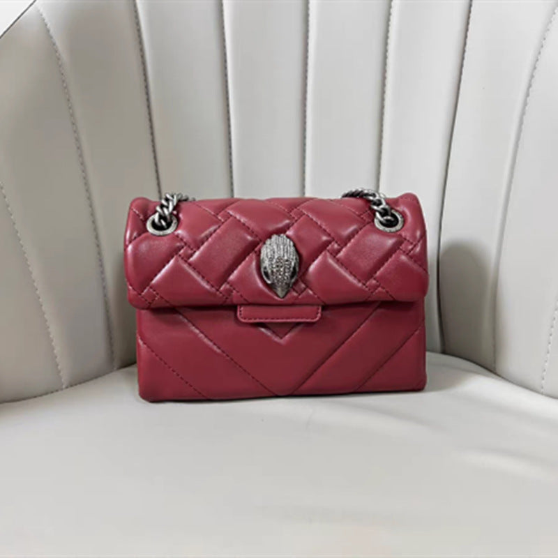 Quilted Leather Chain Shoulder Bag