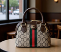 Small Pillow-shape Shoulder/Crossbody Bag, Boston-style Handbag
